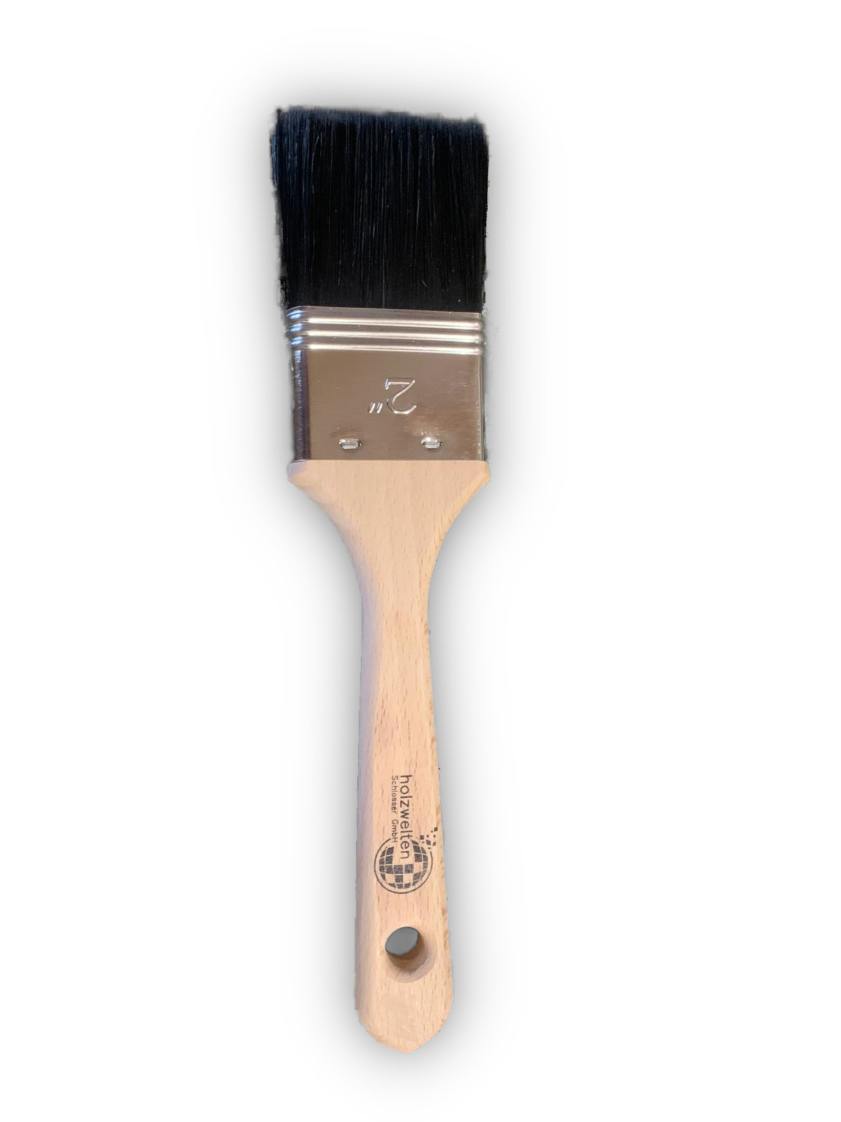 Lackierpinsel 3" (7,5 cm) – Schwarze Chinaborsten 