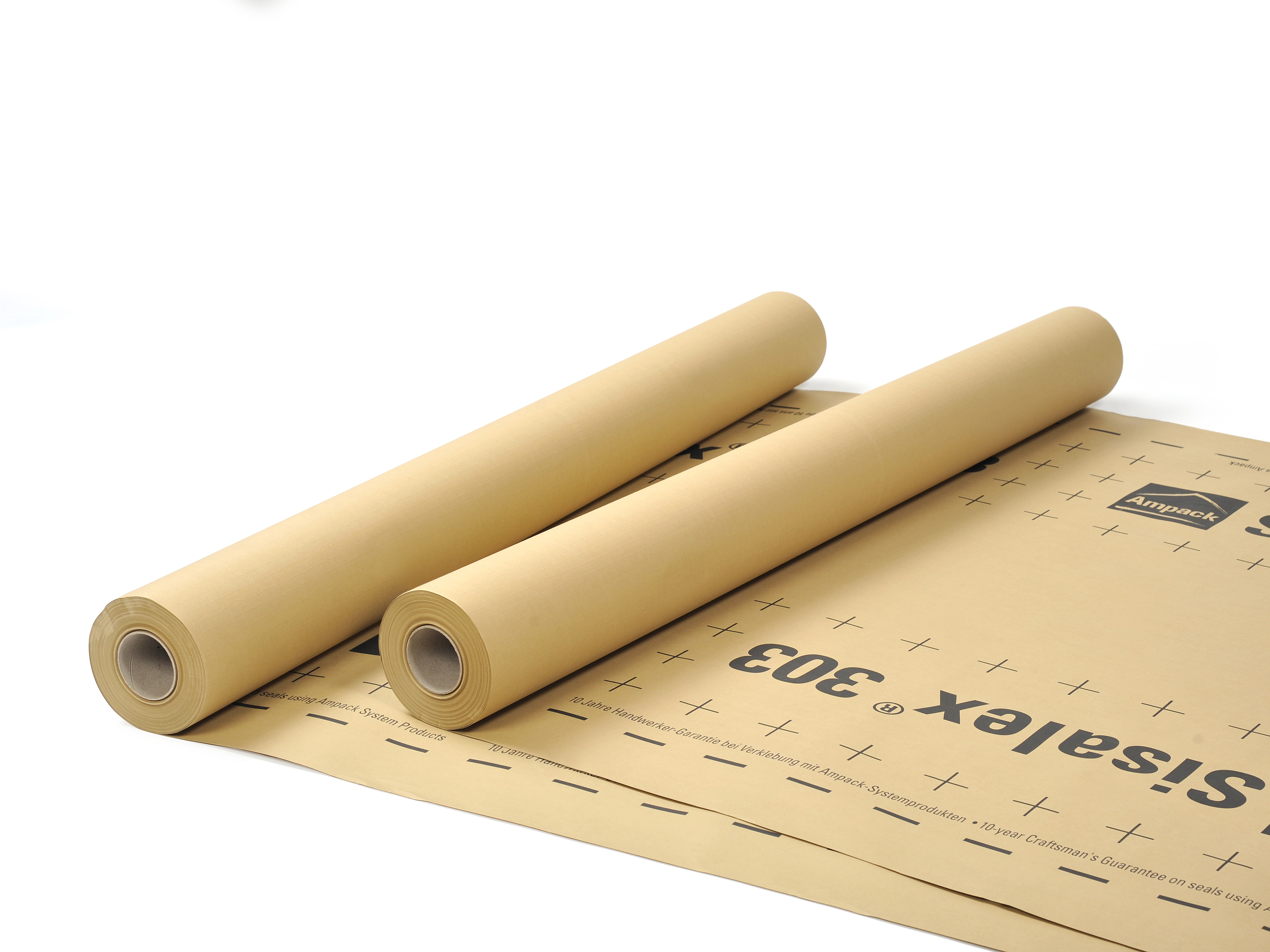 Sisalex 303 – Ökologische Papierdampfbremse und Luftdichtung mit Glasfasernetz (75 m² Rolle)
